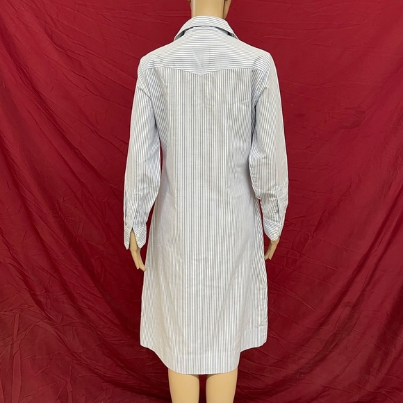 Sheplers Western Wear Oversized Railroad Stripe collared dress size small - Picture 5 of 6